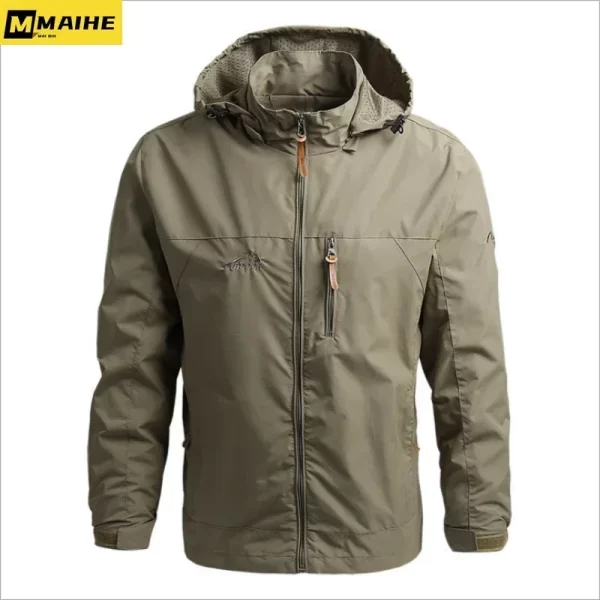 Gorpcore jaqueta masculina militar tático caça jaqueta outono casual à prova dwindproof água blusão casaco masculino bolso roupas de trabalho - Image 6