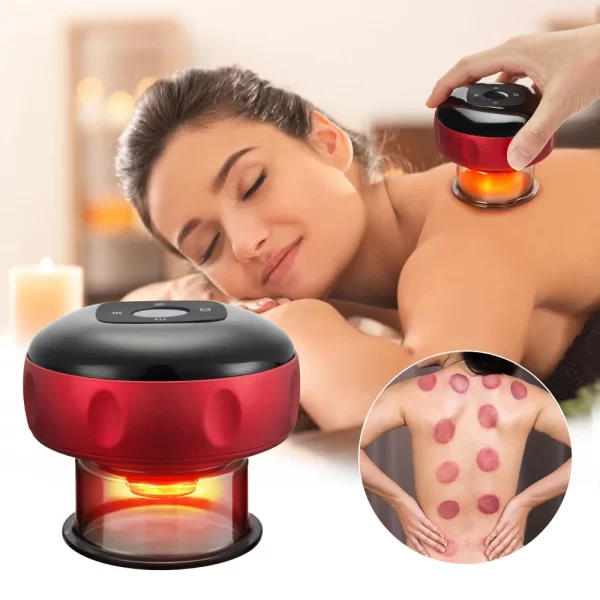 Copos de massagem a vácuo elétrico, copos corporais, terapia anticelulite, massageador para corpo, guasha elétrica, raspagem, queima de gordura, emagrecimento