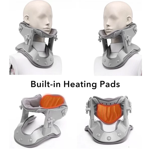 Aquecimento pescoço estiramento colar para tração cervical, compressão quente, ajustar vértebra, massagem coluna vertebral, cuidados de saúde, dor relaxar - Image 5