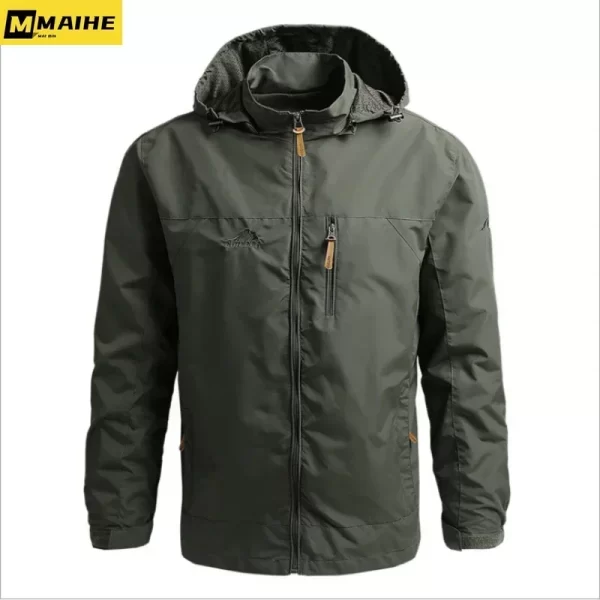 Gorpcore jaqueta masculina militar tático caça jaqueta outono casual à prova dwindproof água blusão casaco masculino bolso roupas de trabalho - Image 5