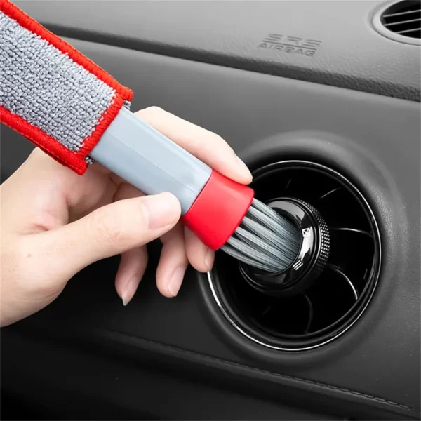 Ferramenta de limpeza de ventilação de ar condicionado de carro, escova de vácuo multiuso, acessórios interiores de carro, escova de limpeza multiuso - Image 2