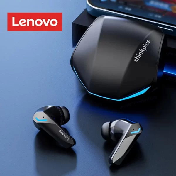 Lenovo-GM2 Pro Sem Fio In-Ear Bluetooth 5.3 Fones De Ouvido, Auriculares Esportivos, Jogos, Baixa Latência, Modo Duplo, Auscultadores De Música, Novo