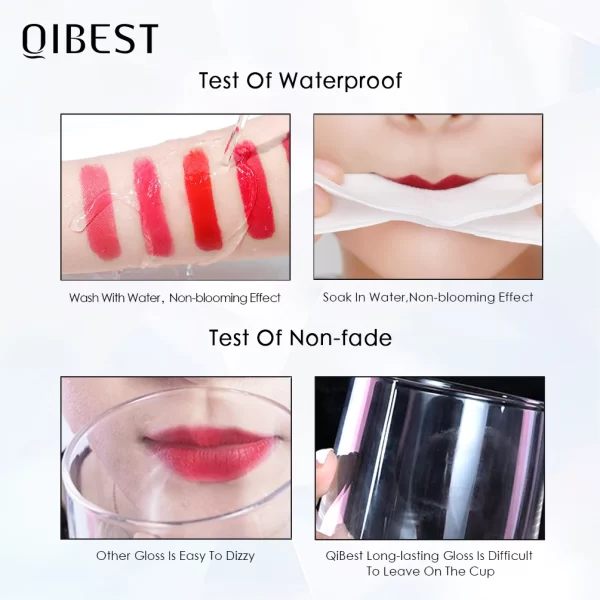 Niceface cor quente brilho labial à prova dwaterproof água fosco lipsgloss duradouro nude batom líquido cosmético sexy mulher tonalidade labial maquiagem mancha - Image 6